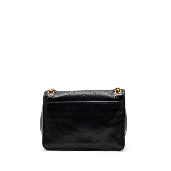 Saint Laurent medium Niki lambskin black GHW