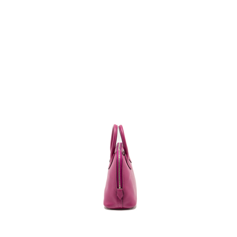 Hermes Mini Bolide Evercolor Rose Pourpre SHW Stamp C