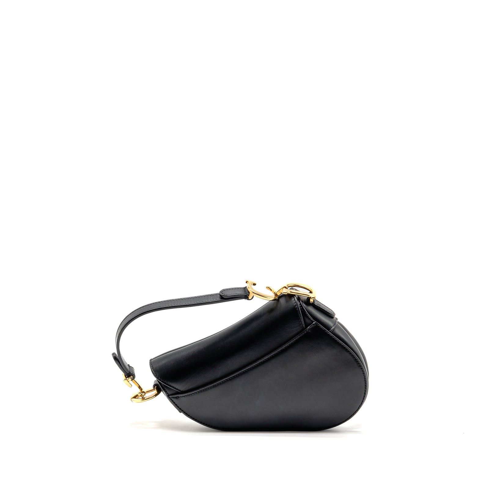 Dior Mini Saddle Bag Calfskin Black GHW