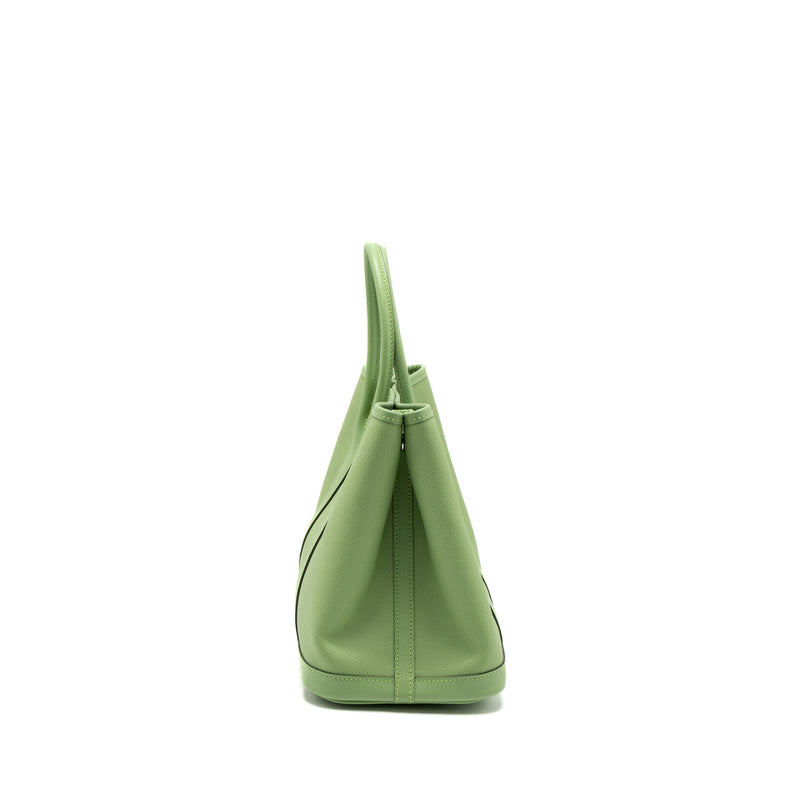 Hermes Garden Party 30 Epsom Vert Criquet SHW Stamp U