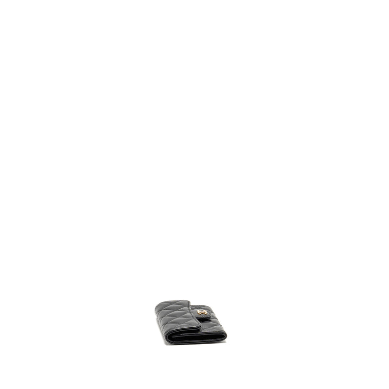 Chanel Classic Flap Card Holder Lambskin Black GHW