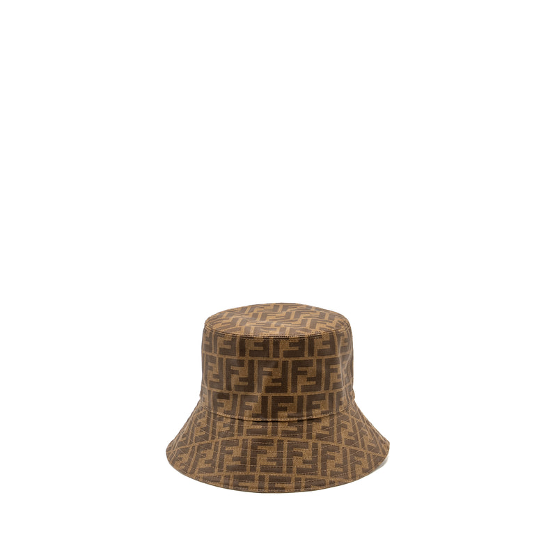 Fendi Size S Bucket Hat Brown/Beige