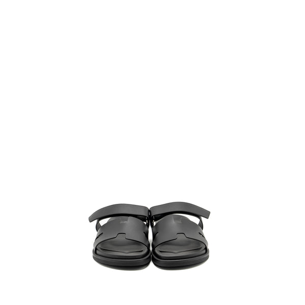 Hermes Size 42 Homme Chypre Sandals Black