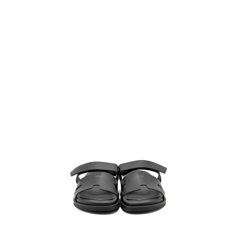 Hermes Size 42 Homme Chypre Sandals Black