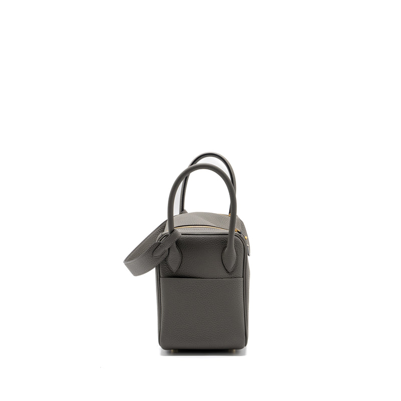 Hermes Lindy 26 Clemence Gris Meyer GHW Stamp U