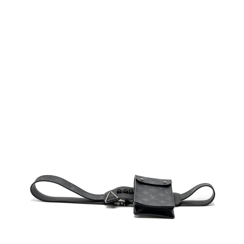 Louis Vuitton Size 90 Utility 35mm Belt Bag Monogram Eclipse Canvas SHW