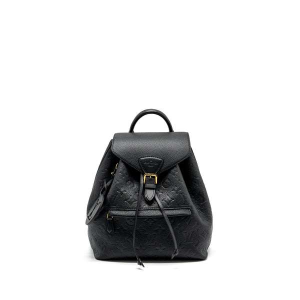 Louis Vuitton Montsouris PM Backpack Monogram Empreinte black GHW