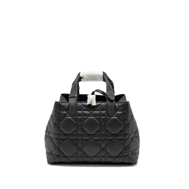 Dior Medium Dior Toujours Bag Macrocannage Calfskin Black LGHW