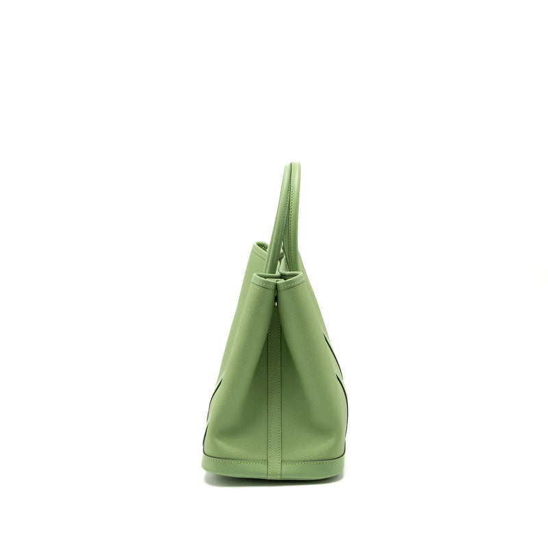 Hermes Garden Party 30 Epsom Vert Criquet SHW Stamp U