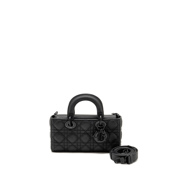 Dior Small Lady D-Joy Bag Black Ultramatte Calfskin So Black