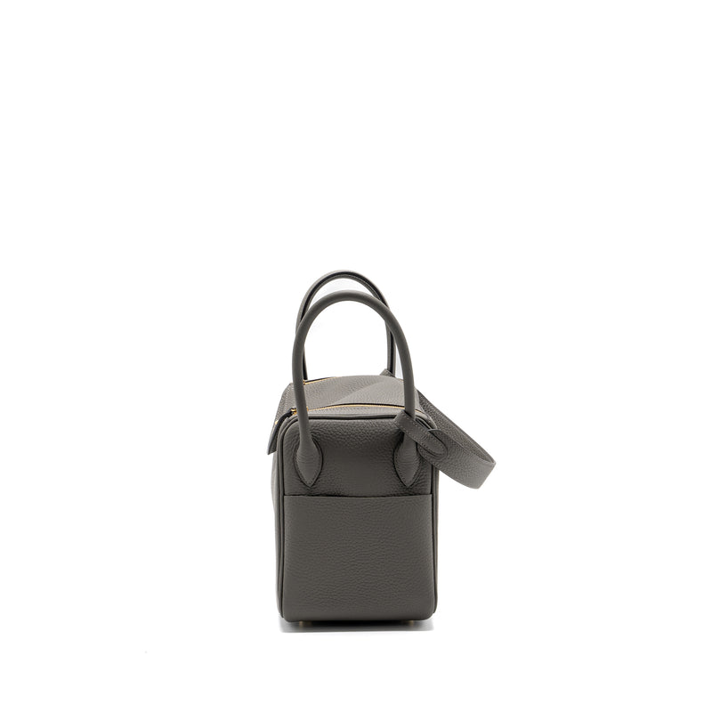 Hermes Lindy 26 Clemence Gris Meyer GHW Stamp U