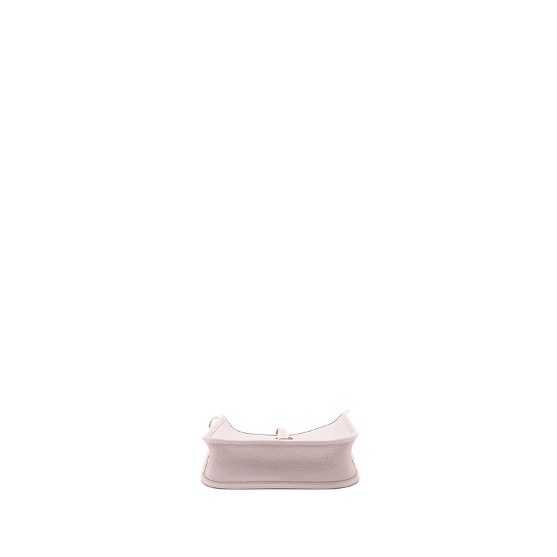 Hermes Mini Evelyne Clemence Mauve Pale SHW Stamp W
