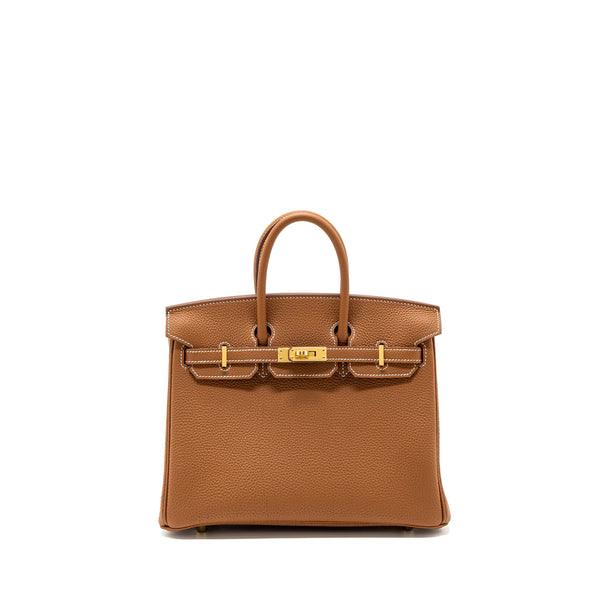 Birkin 25 gold togo hot sale