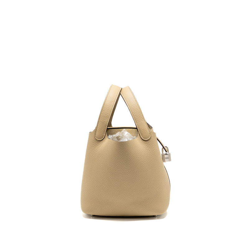 Hermes picotin 18 lock bag clemence trench SHW Stamp K