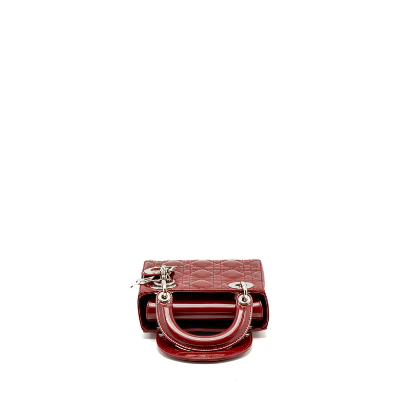 Dior Mini Lady Dior Patent Red SHW