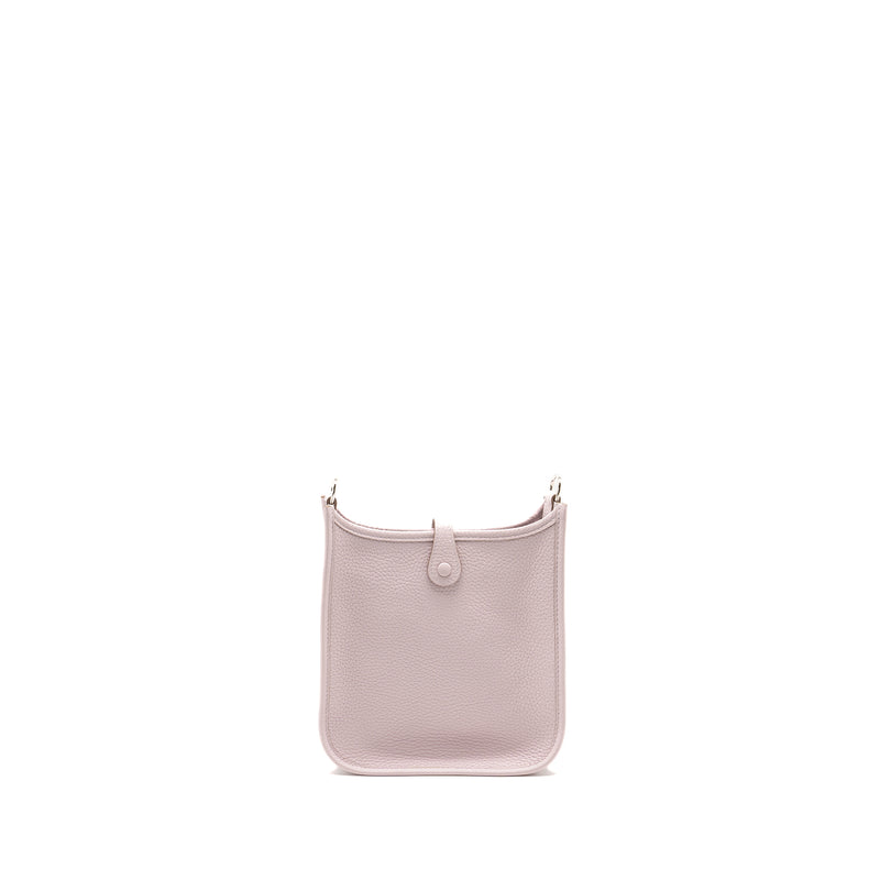 Hermes Mini Evelyne Clemence Mauve Pale SHW Stamp W