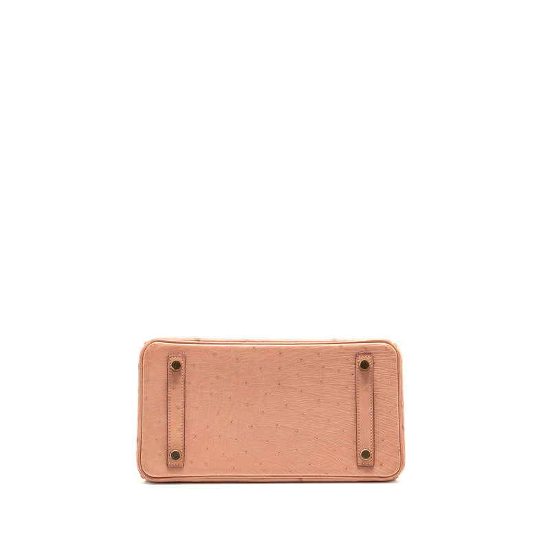 Hermes birkin 25 ostrich 94 Terre cutie GHW stamp B