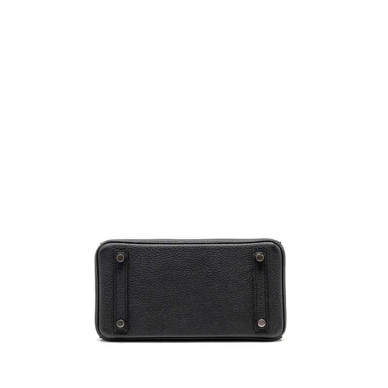 Hermes Birkin 25 Togo black SHW stamp K