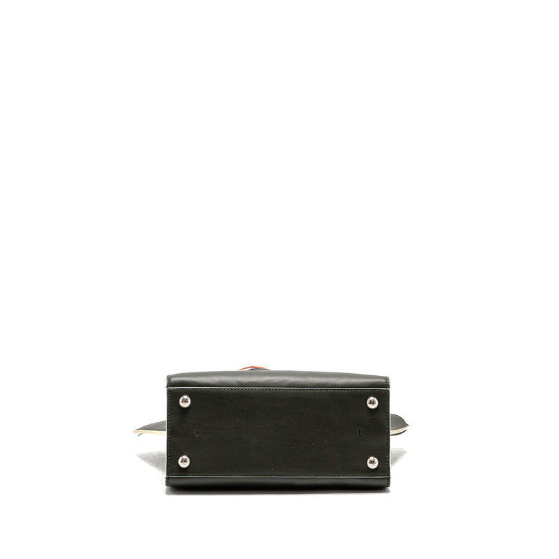 Fendi Mini 3Jours Tote Bag Calfskin Dark Green SHW