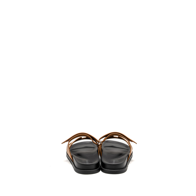 Hermes Size 42 Men’s Chypre Sandals Naturel