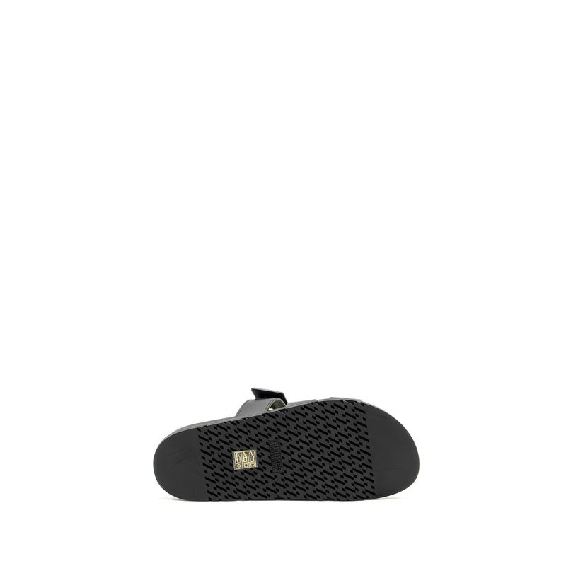 Hermes Size 41 Homme Chypre Sandals Black