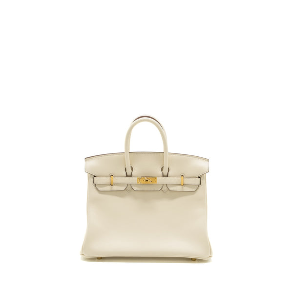 Hermes Birkin 25 Nata Swift GHW Stamp Z