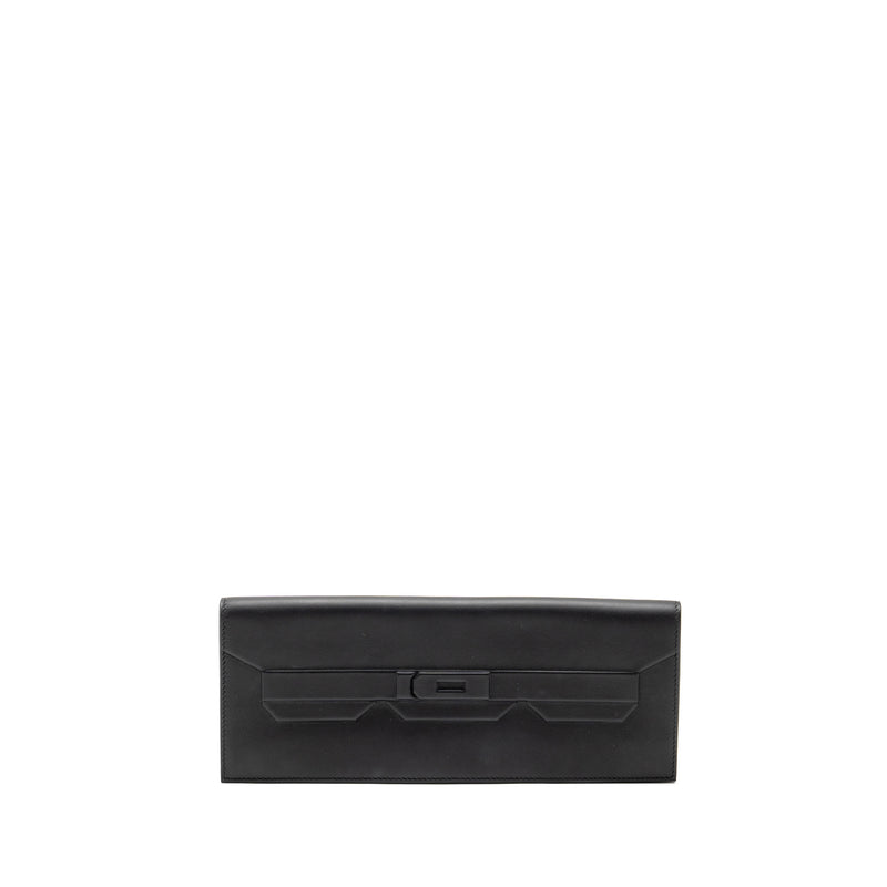 Hermes Birkin Shadow Pochette Swift Black Stamp B