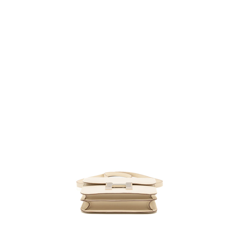 Hermes Mini Constance Epsom Craie SHW Stamp Y