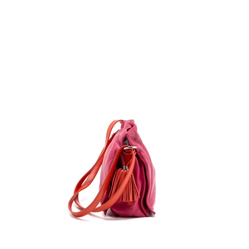 Loewe mini flamenco bag Nappa pink / orange SHW