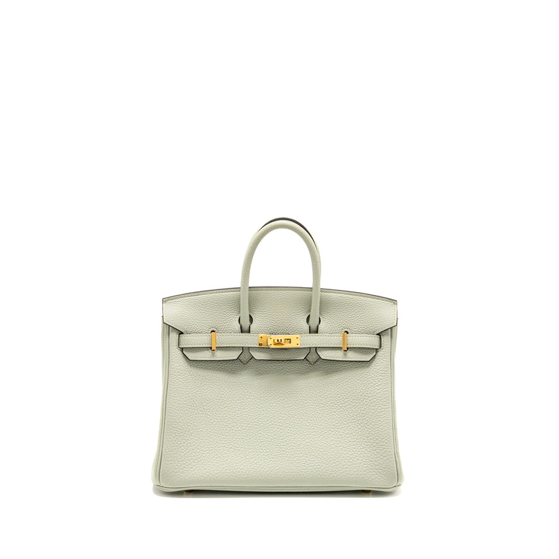 Hermes Birkin 25 togo Gris Neve GHW stamp B
