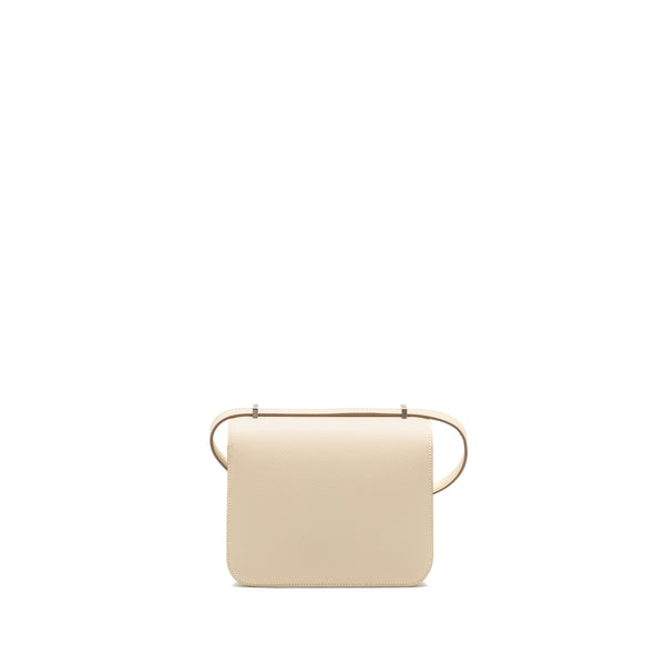 Hermes Mini Constance Epsom Craie SHW Stamp Y