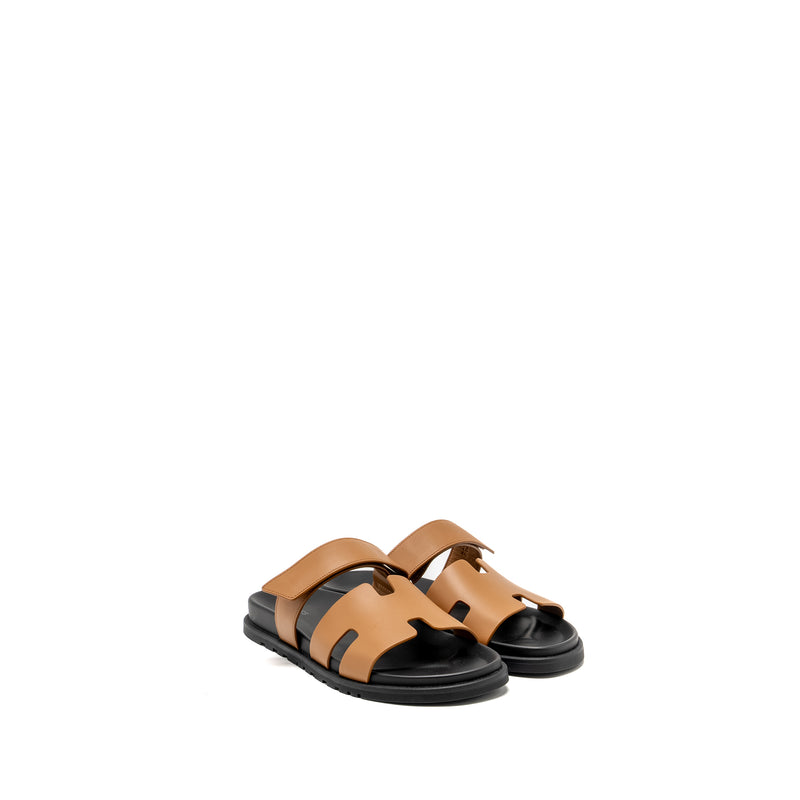 Hermes Size 42 Men’s Chypre Sandals Naturel