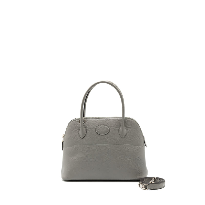 Hermes Bolide 27 Epsom 4Z Gris Mouette SHW Stamp A