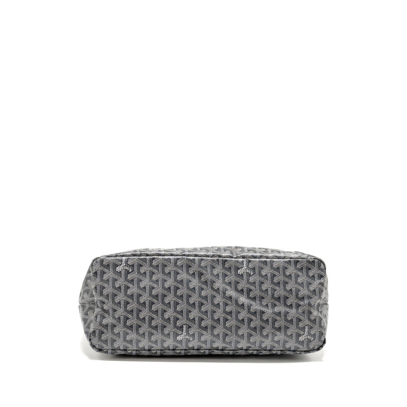 GoyardBoheme Hobo Bag Goyardine Canvas/Calfskin Gris SHW