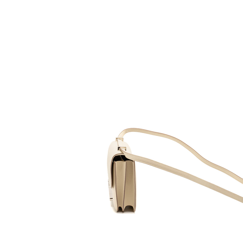 Hermes Mini Constance Epsom Craie SHW Stamp Y
