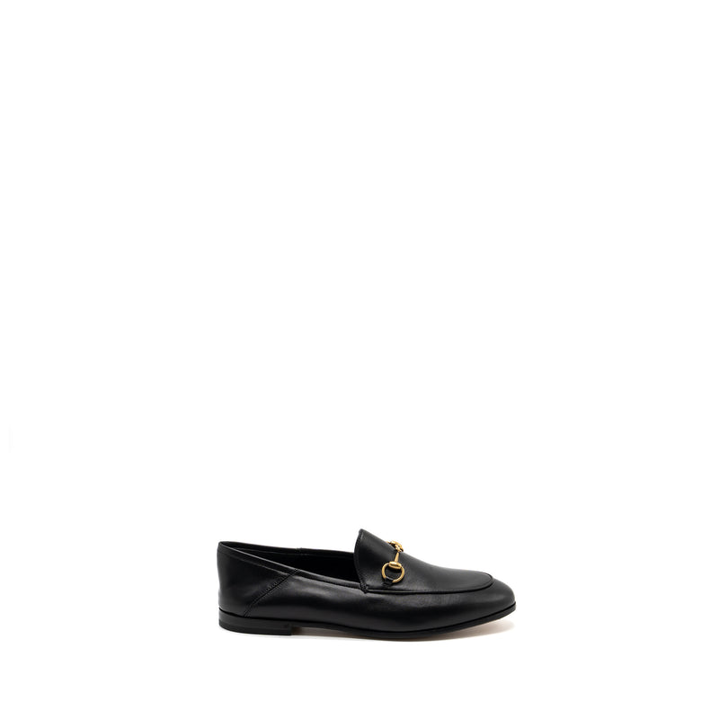 Gucci size 38 jordaan loafer black GHW