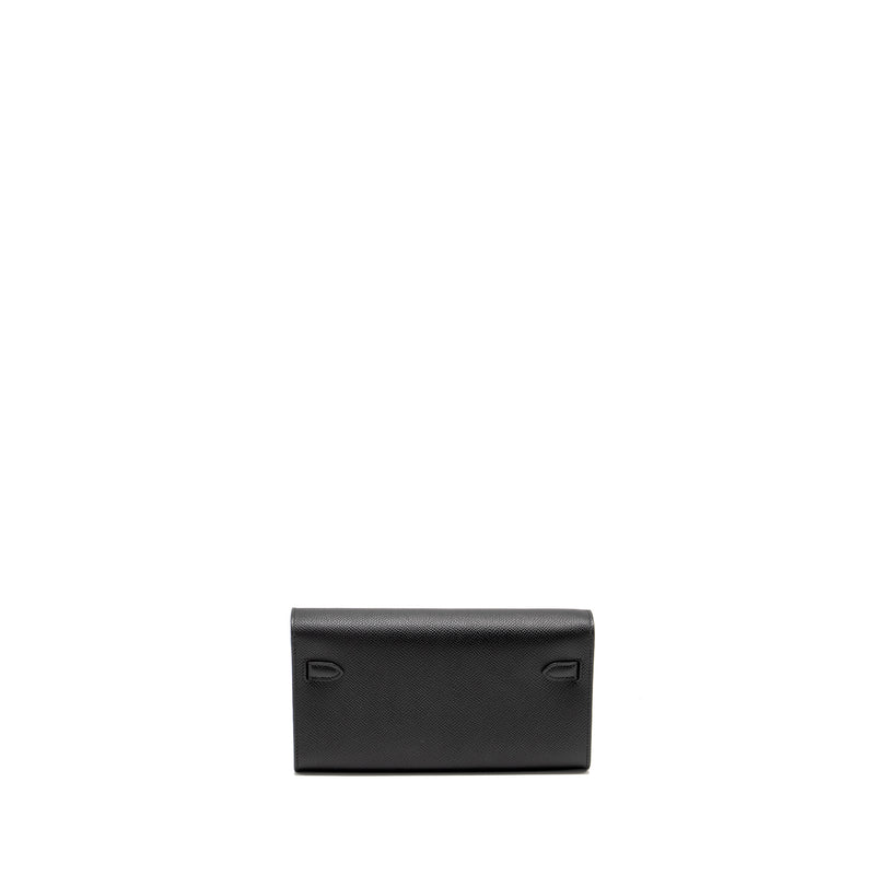 Hermes Kelly To Go Epsom Black SHW Stamp W