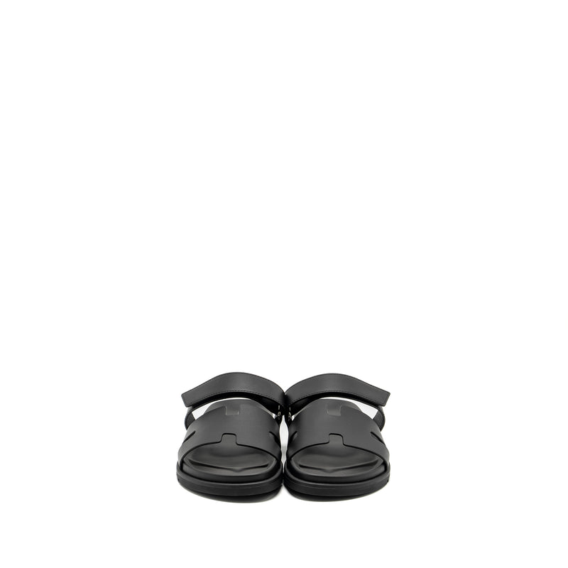 Hermes Size 41 Homme Chypre Sandals Black