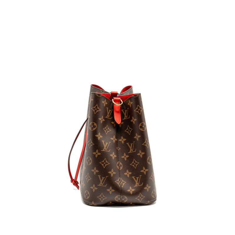 Louis Vuitton Neo Noe Monogram Canvas Red GHW
