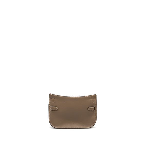 Hermes Mini Jypsiere Evercolor Etoupe SHW Stamp B