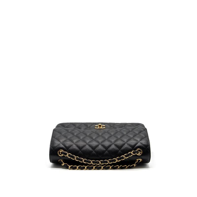 Chanel jumbo classic double flap bag caviar Black GHW