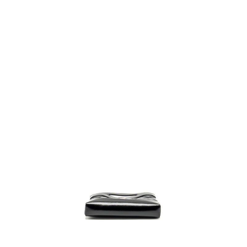 Chanel mini 31 Clutch with Chain Shiny Calfskin Black LGHW (Microchip)