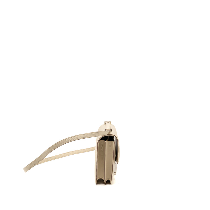 Hermes Mini Constance Epsom Craie SHW Stamp Y