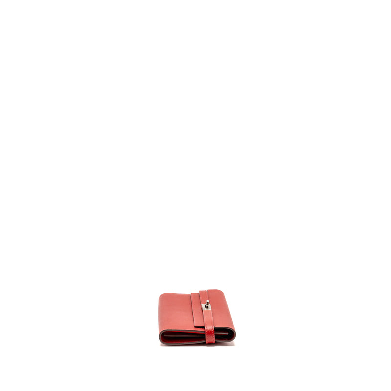 Hermes Kelly Long Wallet Epsom Red SHW