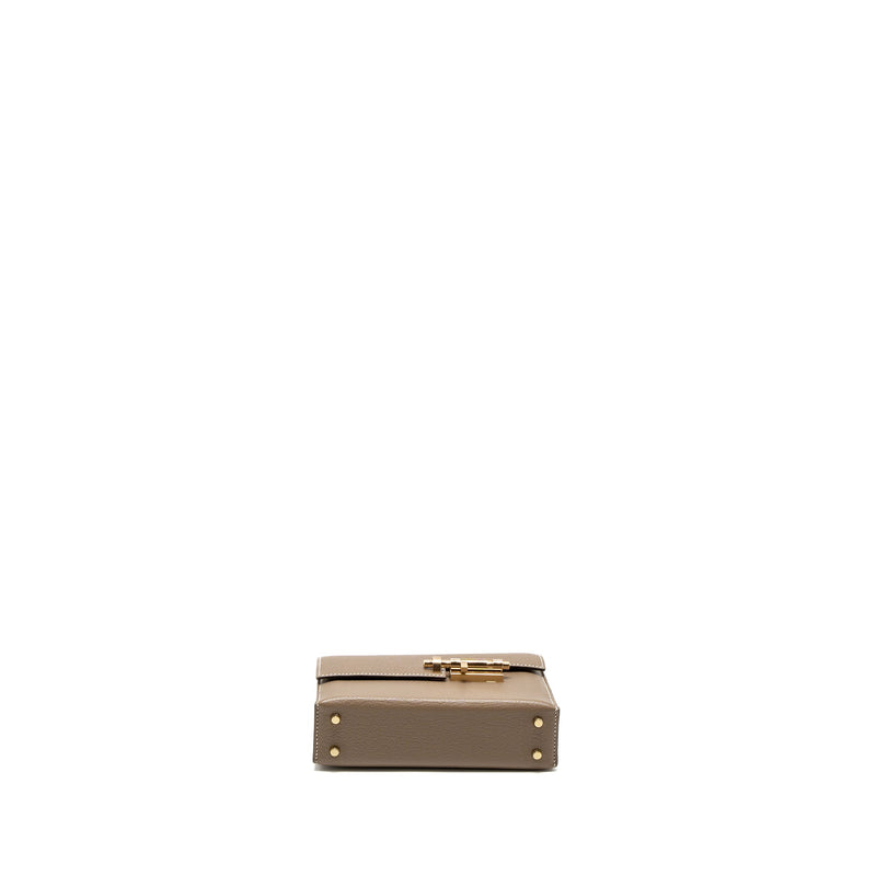 Hermes Mini Verrou Chevre Mysore Etoupe LGHW Stamp U