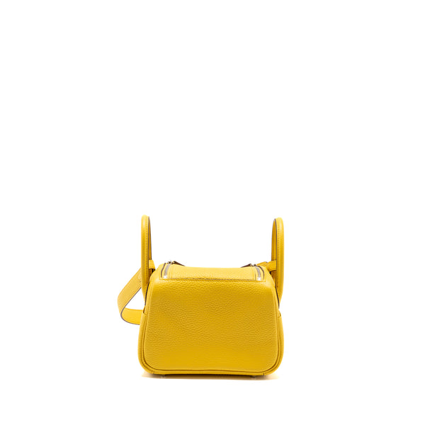 Hermes Mini Lindy Clemence B4 Sun SHW Stamp B