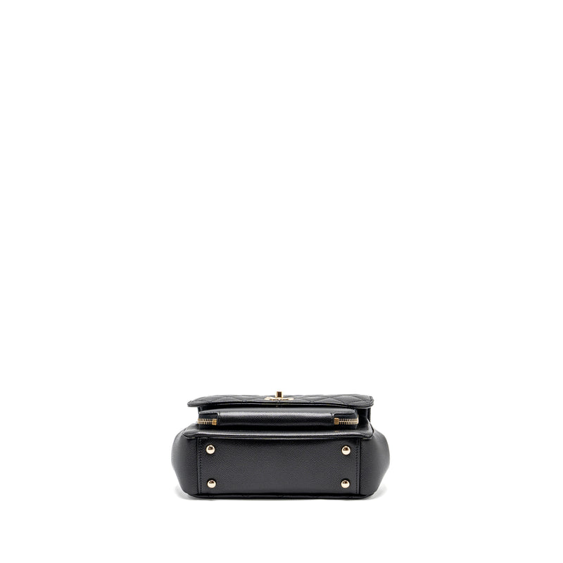 Chanel medium business affinity caviar black LGHW (Microchip)