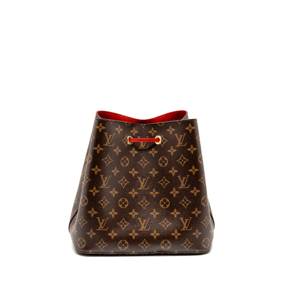 Louis Vuitton Neo Noe Monogram Canvas Red GHW