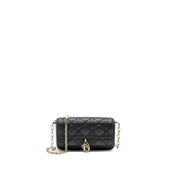 Dior My Dior - Dior Talk Phone Pouch lambskin black LGHW