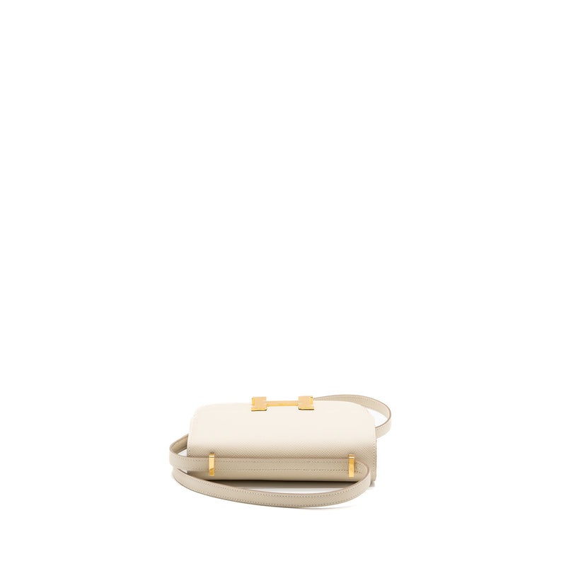 Hermes mini constance Epsom Craie GHW Stamp B